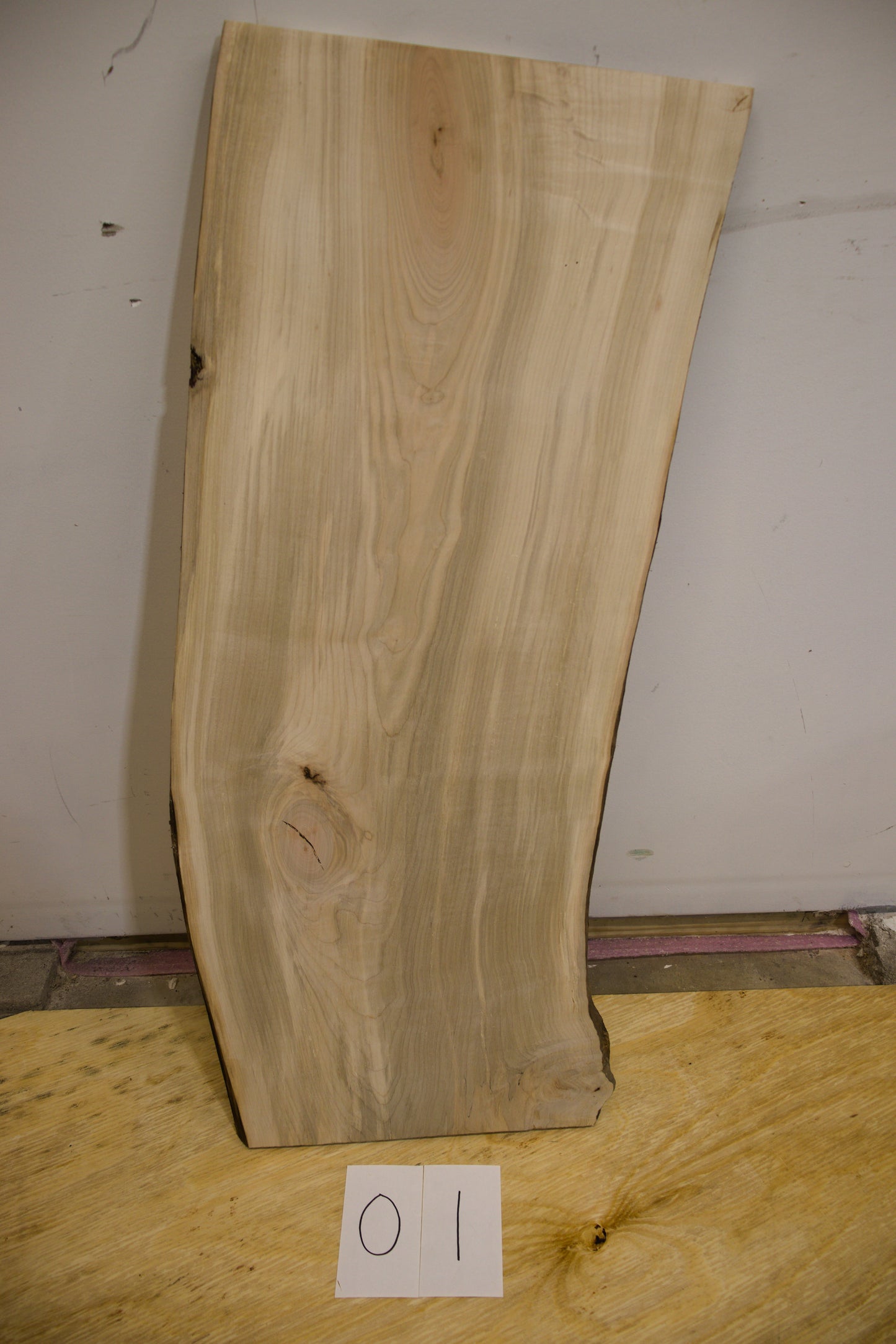 Silver Maple Live Edge Slab - 01