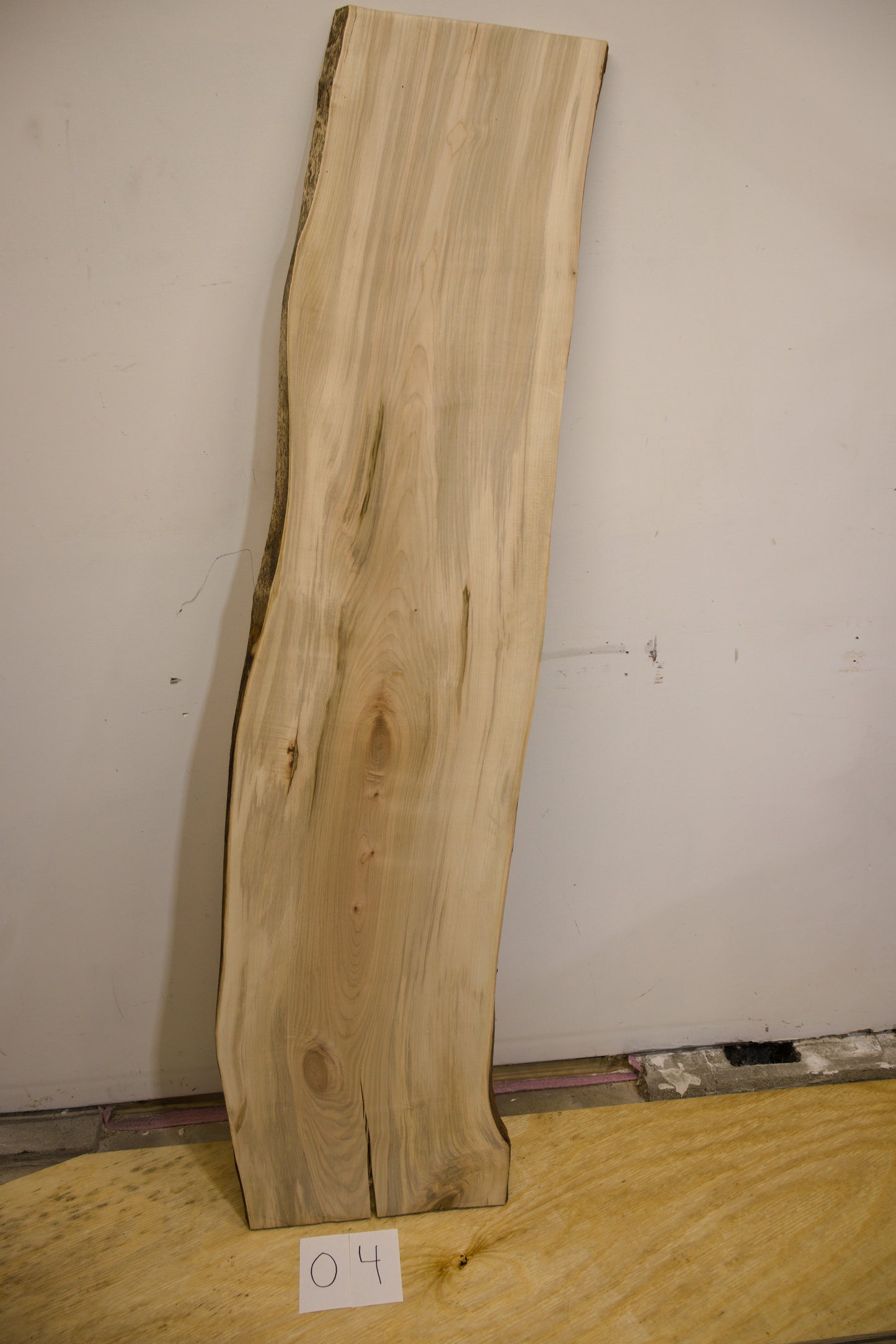 Silver Maple Live Edge Slab - 04