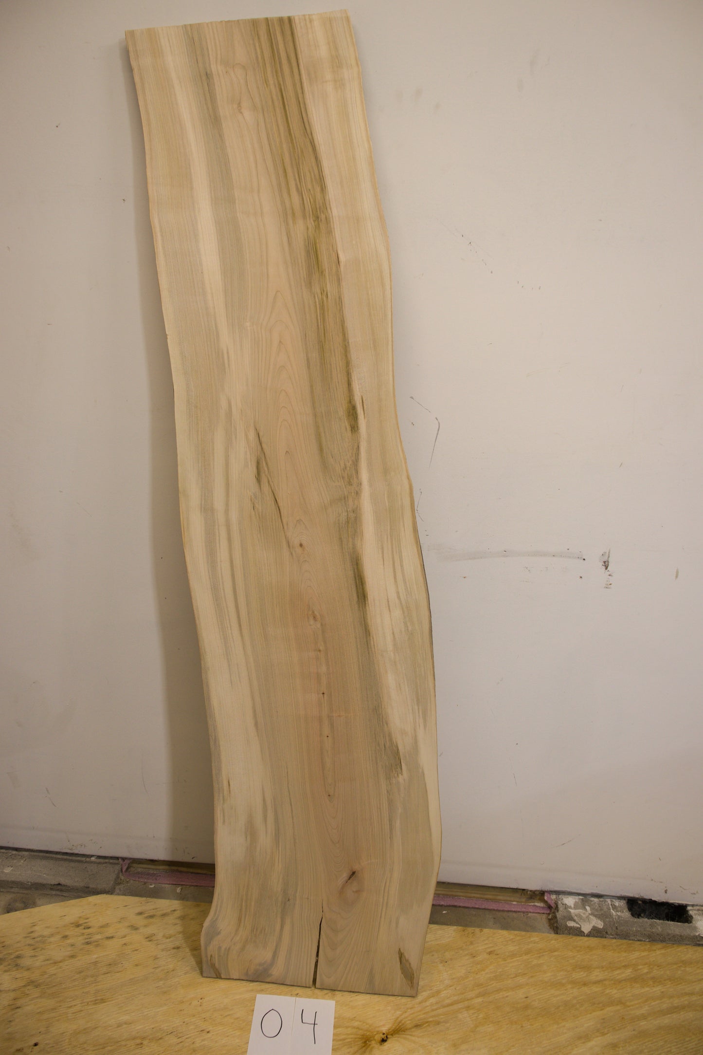 Silver Maple Live Edge Slab - 04