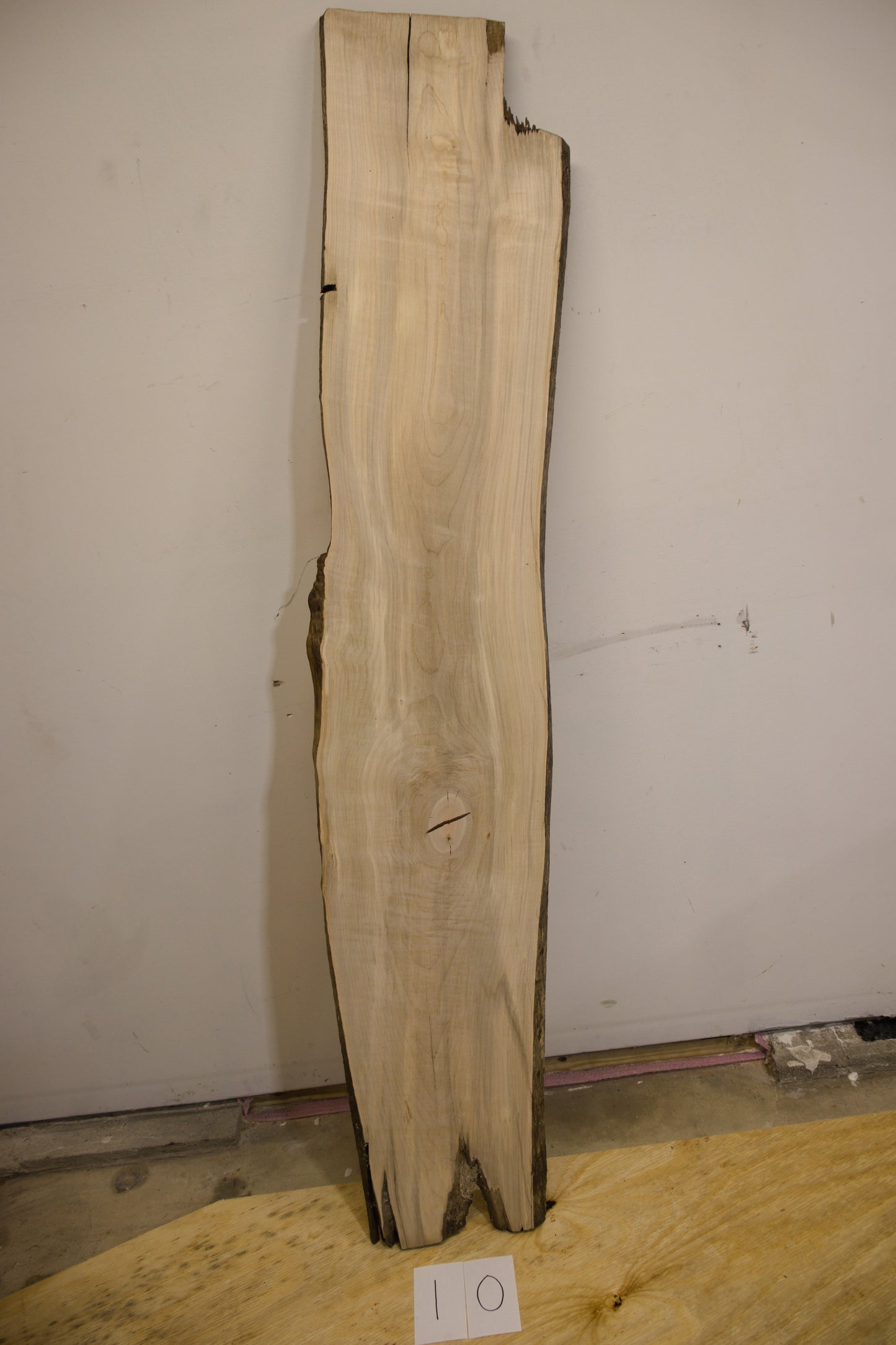 Silver Maple Live Edge Slab - 10